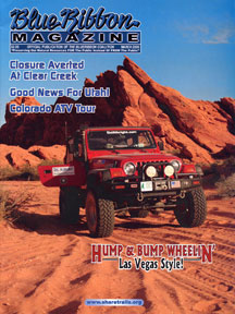 Jeep at Logandale; BlueRibbon Magazine Cover Image by Stacie Albright