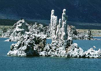 Tufa columns on Mono Lake