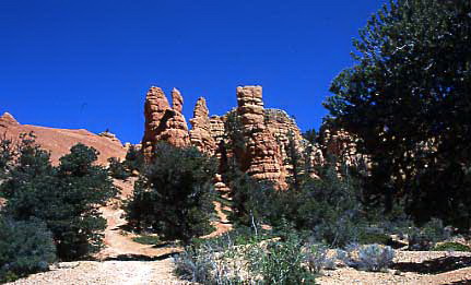 Sandstone rocks in Utah