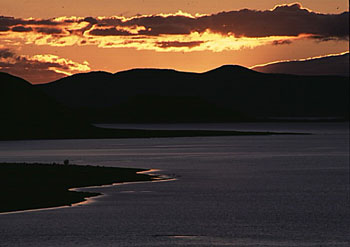 Sunrise over Mono Lake