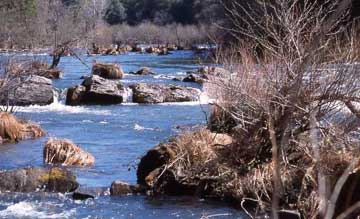 River rapids of the Mokelumne River, Amador County, CA