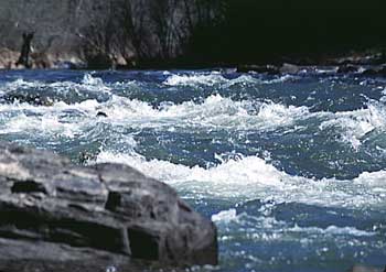 River rapids of the Mokelumne River, Amador County, CA