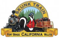 Skunk Train of Ft. Bragg, CA