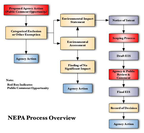 NEPA FLOW CHART TABLE