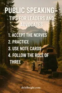 Public Speaking Tips