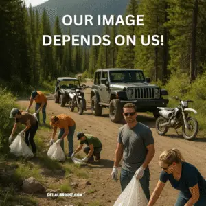 Our image depends on us like these volunteers picking up trash