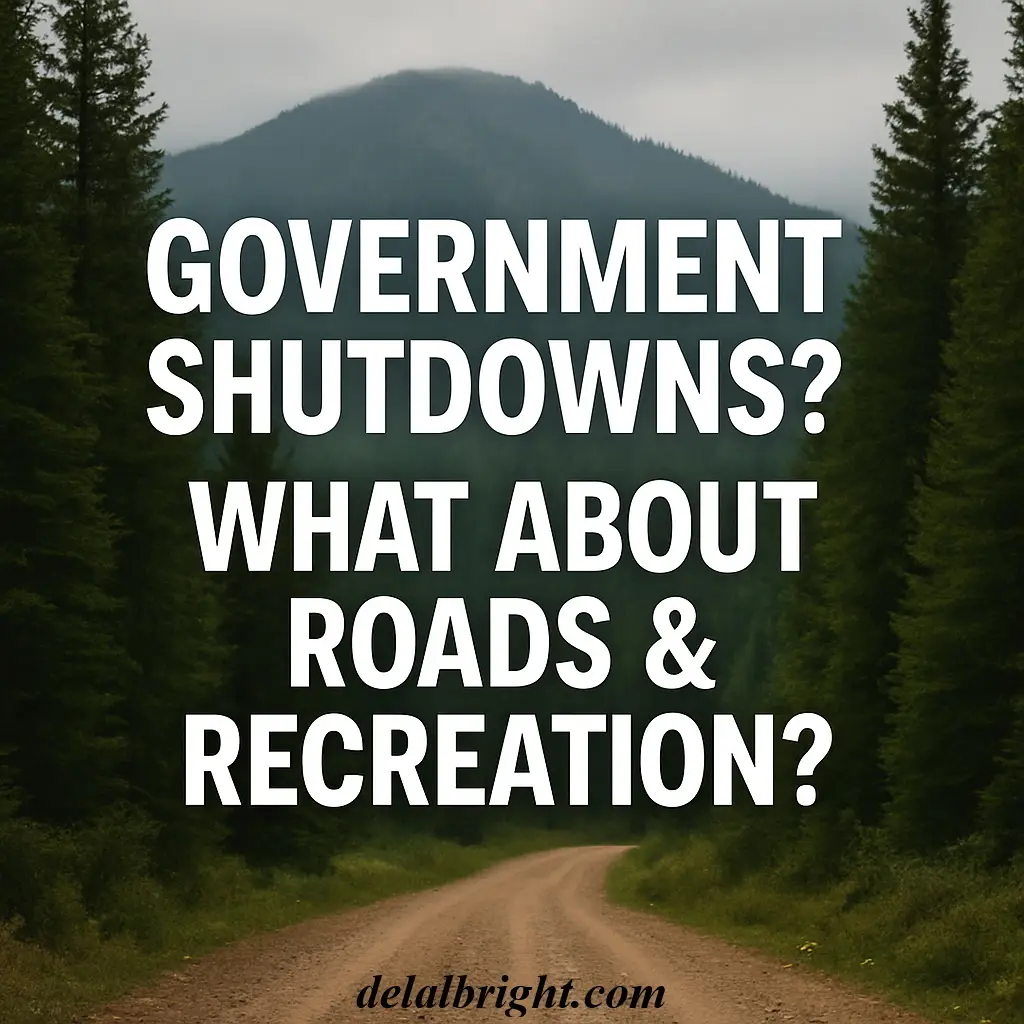 Government Shutdowns image with road and forest