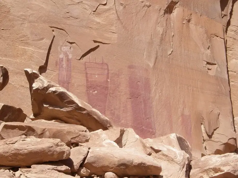 Black Dragon Wash Pictographs, San Rafael Swell, Utah
