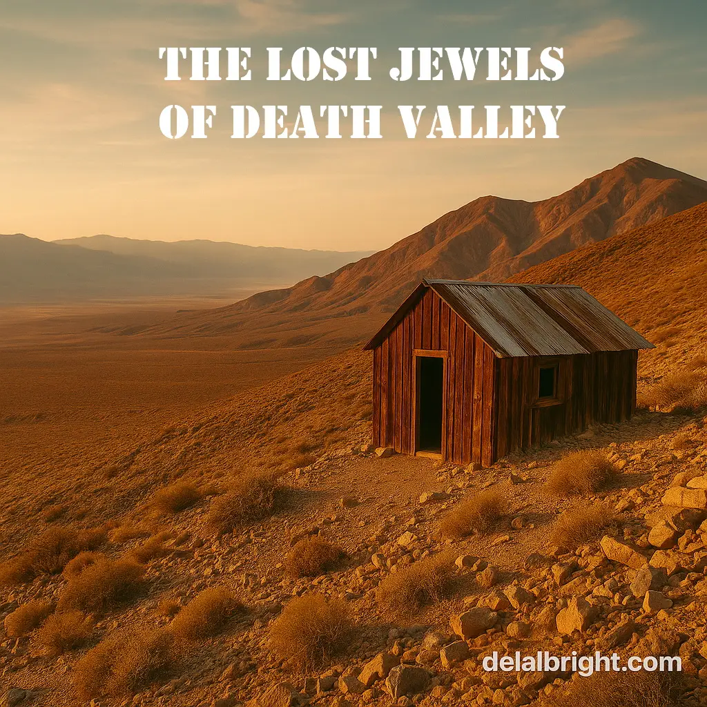 Lost cabin in Death Valley