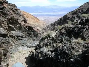 Tucki Mine view of death valley