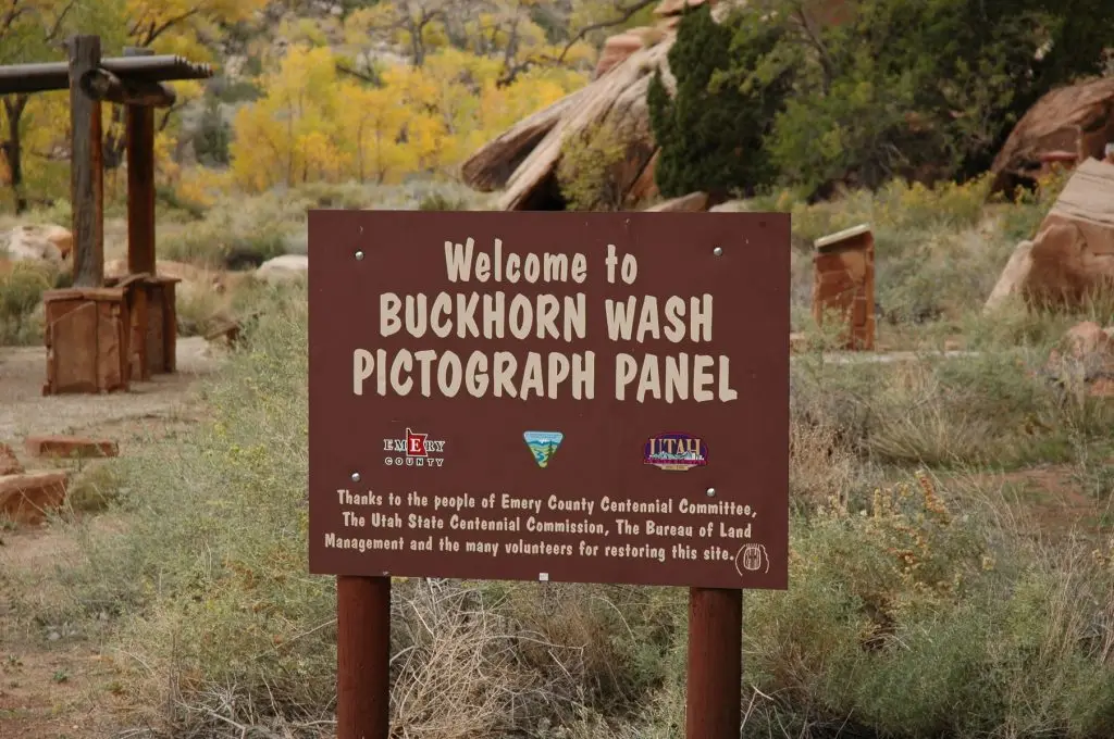 Buckhorn Wash Pictograph Panel, San Rafael Swell, Utah