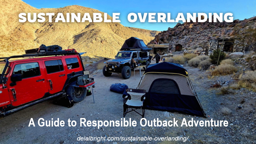 Sustainable, Responsible overlanding jeeps camping
