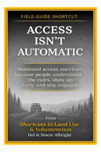 Land use shortcut explaining why access is not guaranteed or automatic.