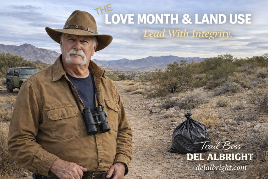 Del Albright explains love month and land use
