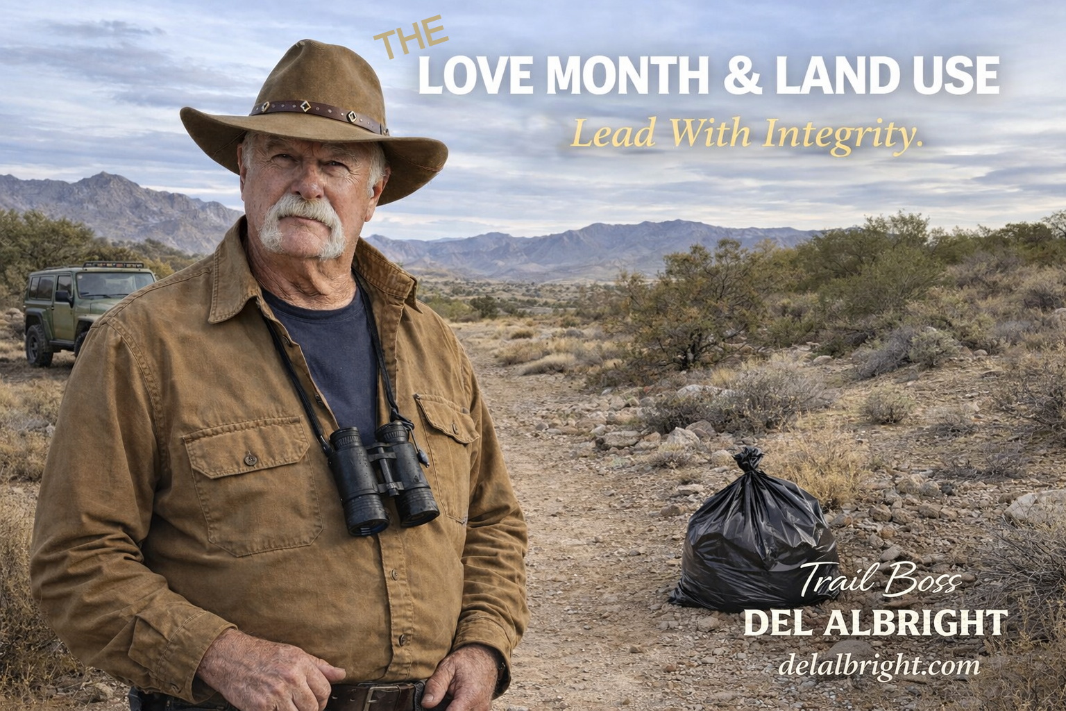 Del Albright explains love month and land use