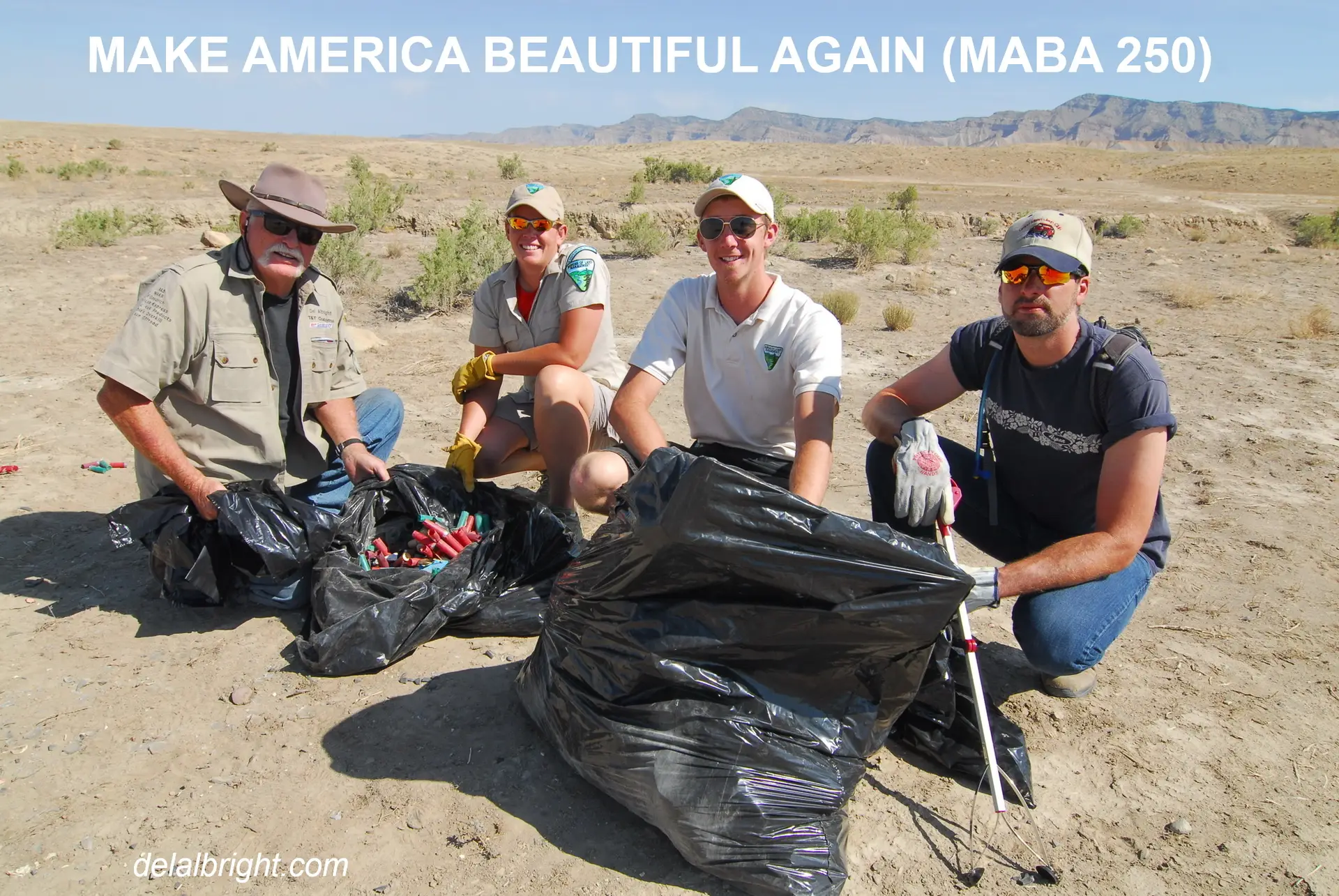 Make America Beautiful Again (MABA) trash cleanup