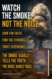 Watch the smoke; not the noise