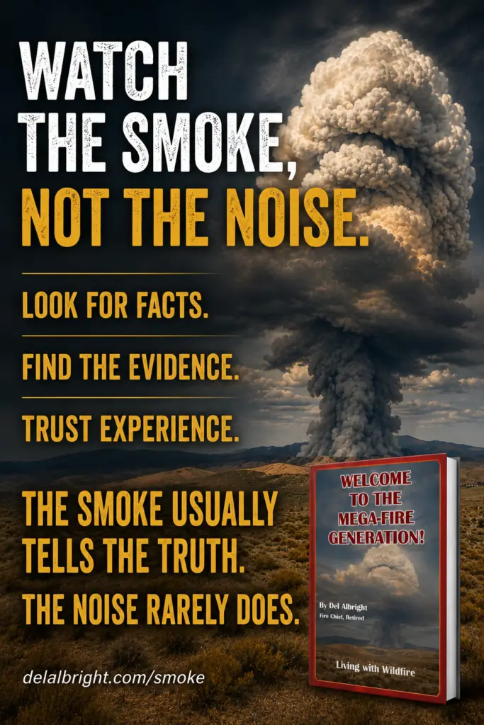 Watch the smoke; not the noise