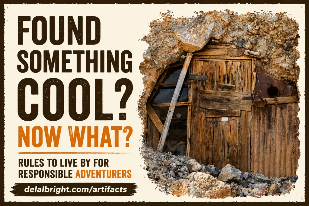 finding artifacts in the backcountry